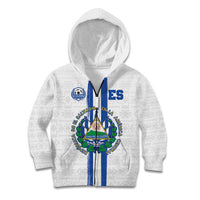 Custom El Salvador Football Kid Hoodie La Selecta Sporty Style - Wonder Print Shop