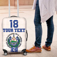 Custom El Salvador Football Luggage Cover La Selecta Sporty Style - Wonder Print Shop