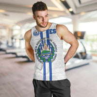 Custom El Salvador Football Men Tank Top La Selecta Sporty Style - Wonder Print Shop