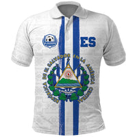 Custom El Salvador Football Polo Shirt La Selecta Sporty Style - Wonder Print Shop