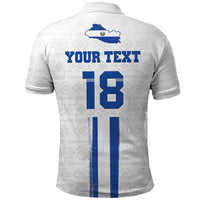 Custom El Salvador Football Polo Shirt La Selecta Sporty Style - Wonder Print Shop
