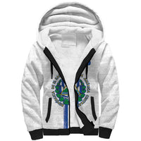Custom El Salvador Football Sherpa Hoodie La Selecta Sporty Style - Wonder Print Shop