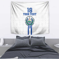 Custom El Salvador Football Tapestry La Selecta Sporty Style - Wonder Print Shop