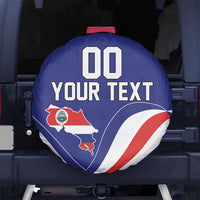 Custom Costa Rica Independence Day Spare Tire Cover Turdus Grayi Bird With Coat Of Arms - Wonder Print Shop