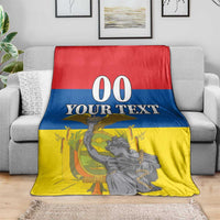 Custom Ecuador Independence Day 1809 Blanket Monumento a la Independencia