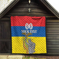 Custom Ecuador Independence Day 1809 Quilt Monumento a la Independencia - Wonder Print Shop