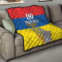 Custom Ecuador Independence Day 1809 Quilt Monumento a la Independencia - Wonder Print Shop