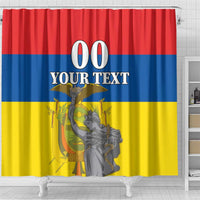 Custom Ecuador Independence Day 1809 Shower Curtain Monumento a la Independencia