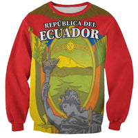 Custom Ecuador Independence Day 1809 Sweatshirt Monumento a la Independencia - Wonder Print Shop
