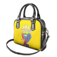 Custom Ecuador Independence Day Shoulder Handbag Andean Condor With Coat Of Arms
