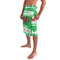 Personalized Wales Christmas Dragon Lavalava Nadolig Llawen Green Version - Wonder Print Shop