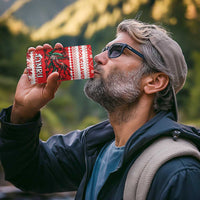 Personalized Wales Christmas Dragon 4 in 1 Can Cooler Tumbler Nadolig Llawen Red Version - Wonder Print Shop