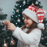 Personalized Wales Christmas Dragon Christmas Santa Hat Nadolig Llawen Red Version - Wonder Print Shop