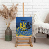 Personalized Holodomor Memorial Day Canvas Wall Art Ukrainian Trident And Wheat Remembrance - Wonder Print Shop