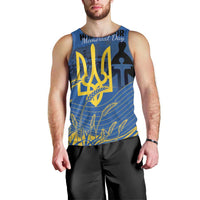 Personalized Holodomor Memorial Day Men Tank Top Ukrainian Trident And Wheat Remembrance - Wonder Print Shop