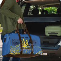 Personalized Holodomor Memorial Day Travel Bag Ukrainian Trident And Wheat Remembrance - Wonder Print Shop