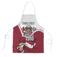 Personalized Latvia Independence Day Apron 18th November 1918 - Wonder Print Shop