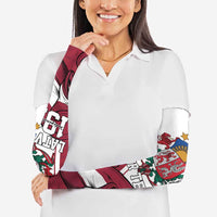 Personalized Latvia Independence Day Arm Sleeves 18th November 1918 - Wonder Print Shop