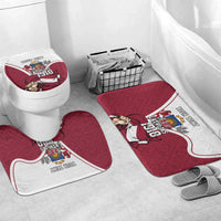 Personalized Latvia Independence Day Bathroom Set 18th November 1918 - Wonder Print Shop