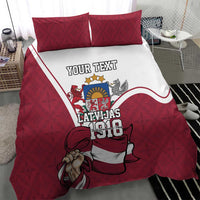Personalized Latvia Independence Day Bedding Set 18th November 1918 - Wonder Print Shop