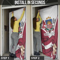 Personalized Latvia Independence Day Door Cover 18th November 1918 - Wonder Print Shop