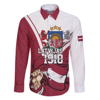 Personalized Latvia Independence Day Family Matching Summer Maxi Dress and Hawaiian Shirt 18th November 1918 - Wonder Print Shop