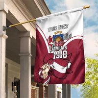 Personalized Latvia Independence Day Garden Flag 18th November 1918 - Wonder Print Shop