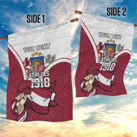 Personalized Latvia Independence Day Garden Flag 18th November 1918 - Wonder Print Shop