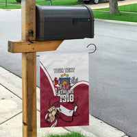 Personalized Latvia Independence Day Garden Flag 18th November 1918 - Wonder Print Shop