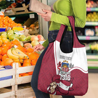 Personalized Latvia Independence Day Grocery Bag 18th November 1918 - Wonder Print Shop