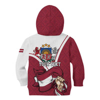 Personalized Latvia Independence Day Kid Hoodie 18th November 1918 - Wonder Print Shop