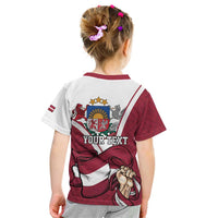 Personalized Latvia Independence Day Kid T Shirt 18th November 1918 - Wonder Print Shop