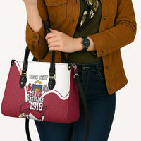 Personalized Latvia Independence Day Leather Bag 18th November 1918 - Wonder Print Shop