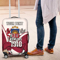 Personalized Latvia Independence Day Luggage Cover 18th November 1918 - Wonder Print Shop