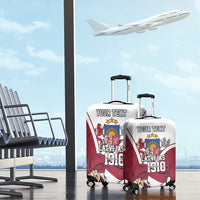 Personalized Latvia Independence Day Luggage Cover 18th November 1918 - Wonder Print Shop