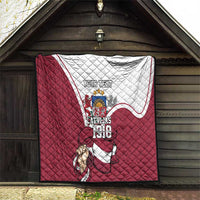Personalized Latvia Independence Day Quilt 18th November 1918 - Wonder Print Shop