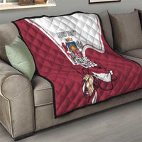 Personalized Latvia Independence Day Quilt 18th November 1918 - Wonder Print Shop
