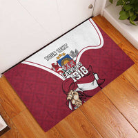 Personalized Latvia Independence Day Rubber Doormat 18th November 1918 - Wonder Print Shop