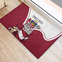 Personalized Latvia Independence Day Rubber Doormat 18th November 1918 - Wonder Print Shop