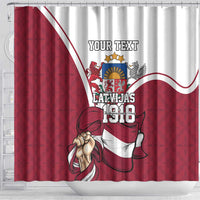 Personalized Latvia Independence Day Shower Curtain 18th November 1918 - Wonder Print Shop
