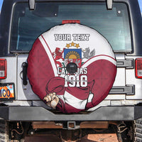 Personalized Latvia Independence Day Spare Tire Cover 18th November 1918 - Wonder Print Shop