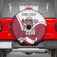 Personalized Latvia Independence Day Spare Tire Cover 18th November 1918 - Wonder Print Shop