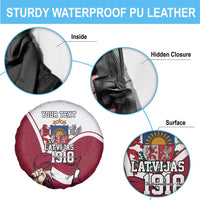 Personalized Latvia Independence Day Spare Tire Cover 18th November 1918 - Wonder Print Shop