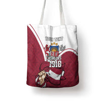 Personalized Latvia Independence Day Tote Bag 18th November 1918 - Wonder Print Shop