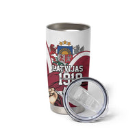 Personalized Latvia Independence Day Tumbler Cup 18th November 1918 - Wonder Print Shop
