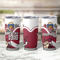 Personalized Latvia Independence Day Tumbler Cup 18th November 1918 - Wonder Print Shop