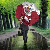 Personalized Latvia Independence Day Umbrella 18th November 1918 - Wonder Print Shop