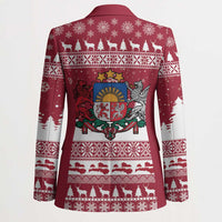 Latvia Christmas Blazer Priecigus Ziemassvetkus - Wonder Print Shop