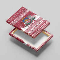 Latvia Christmas Canvas Wall Art Priecigus Ziemassvetkus - Wonder Print Shop