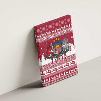 Latvia Christmas Canvas Wall Art Priecigus Ziemassvetkus - Wonder Print Shop